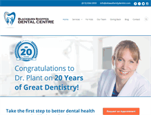 Tablet Screenshot of ottawafamilydentist.com